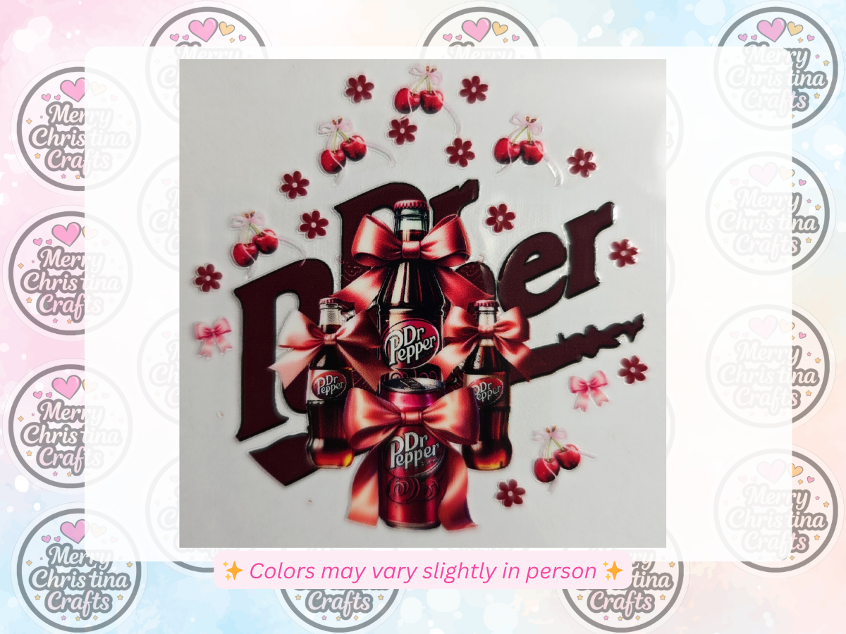 109 - Red Dr. Pepper w Bows
