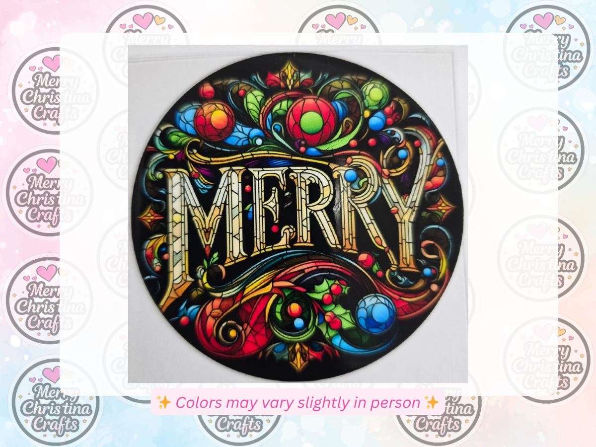 115 - Stained Glass Merry
