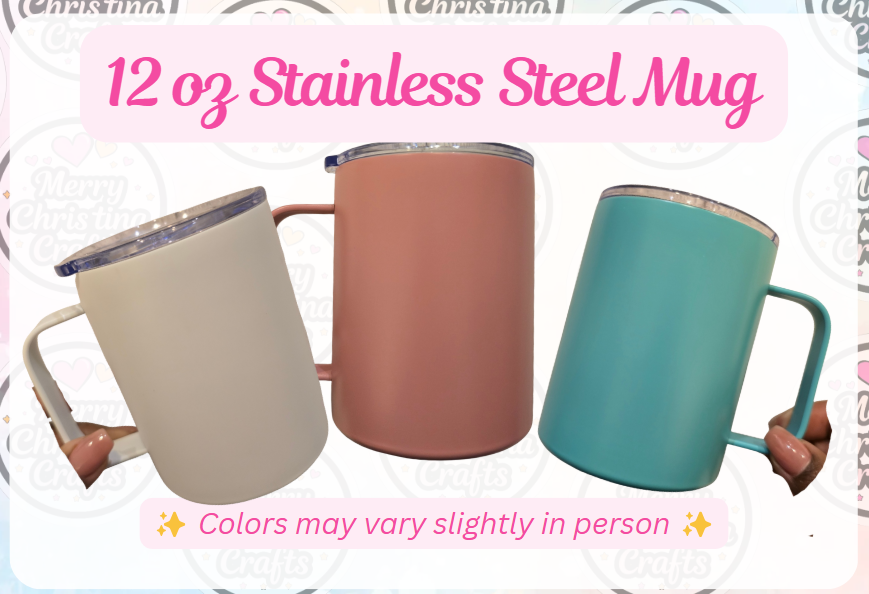 12oz Stainless Steel Mug