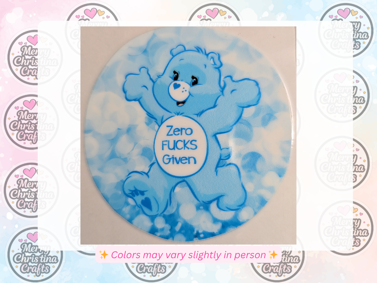 137 - Swear Bears Blue - Zero F**ks Given