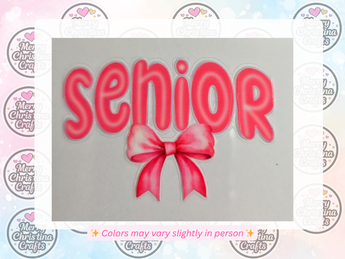 143 - Pink Senior Bow