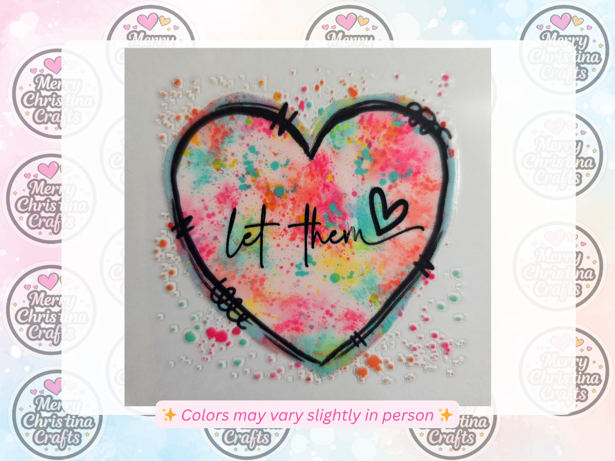 157 - Let Them Heart Colorful