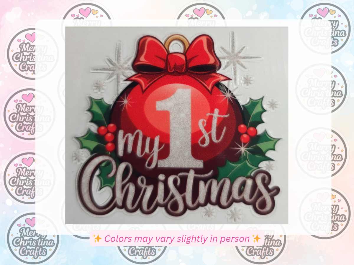161 - My First Christmas Ornament