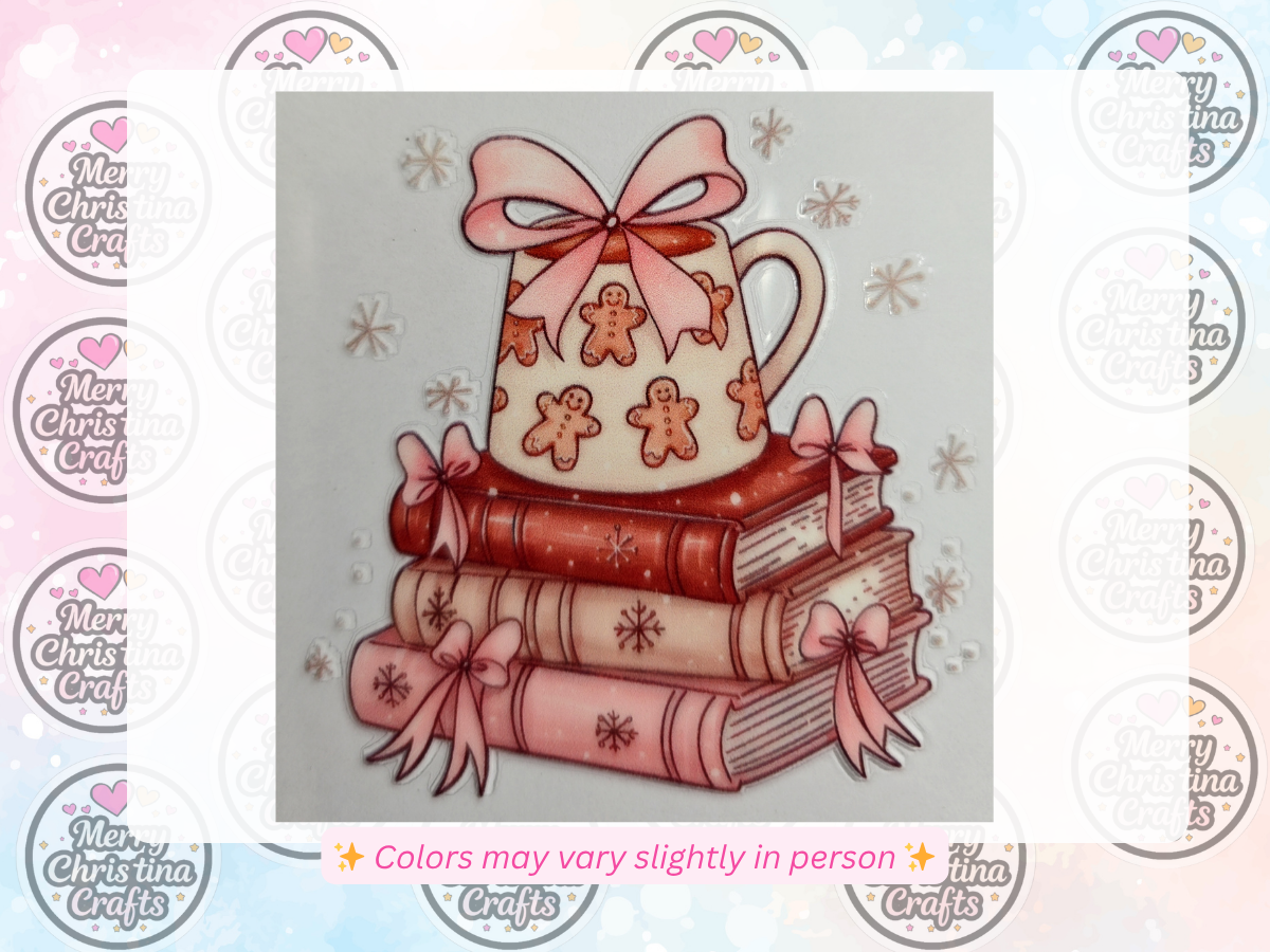 172 - Pink Books, Bow, Cute