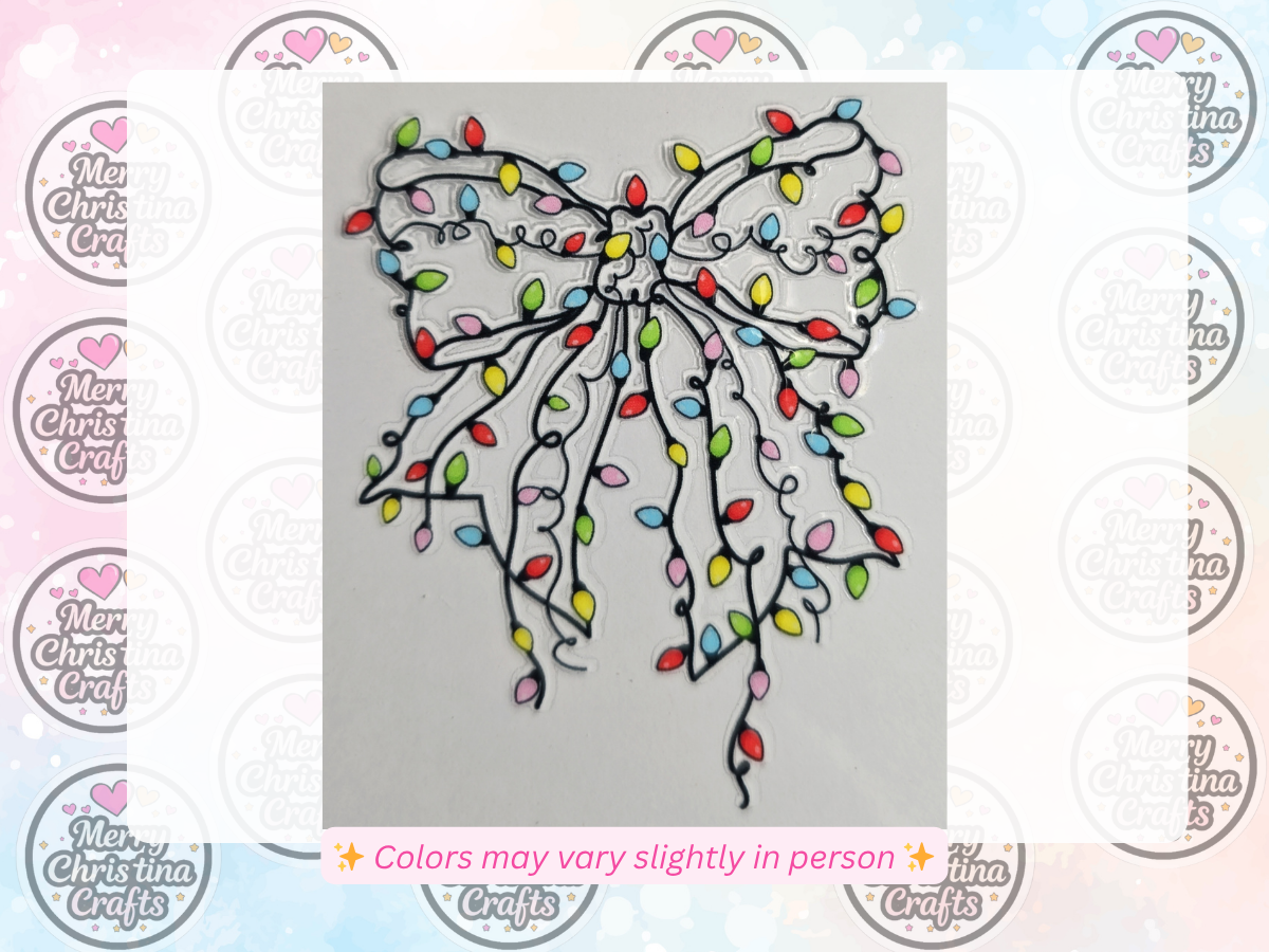 19 - Christmas Light Bow