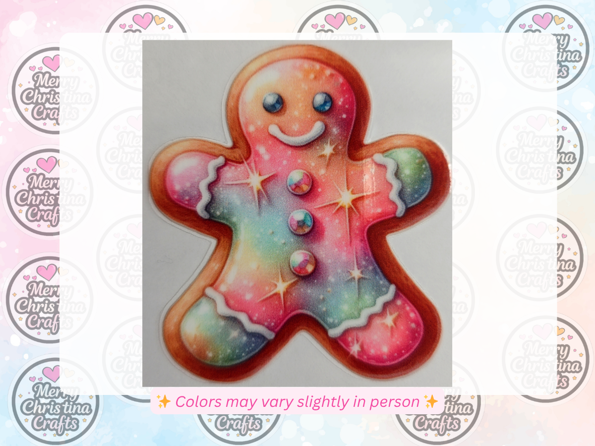 202 - Colorful Gingerbread Cookie