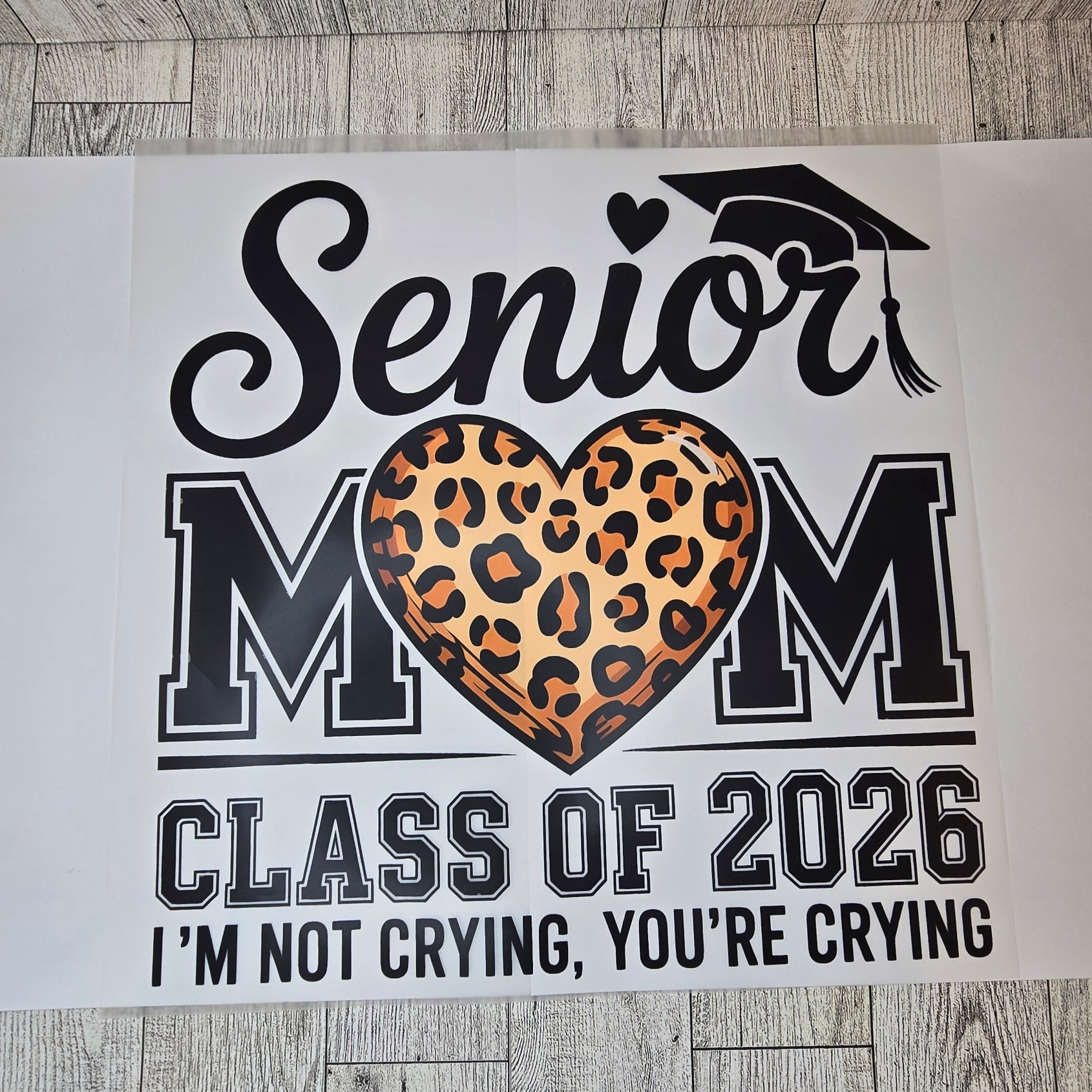 DTF Heat Transfer - Senior Mom 3
