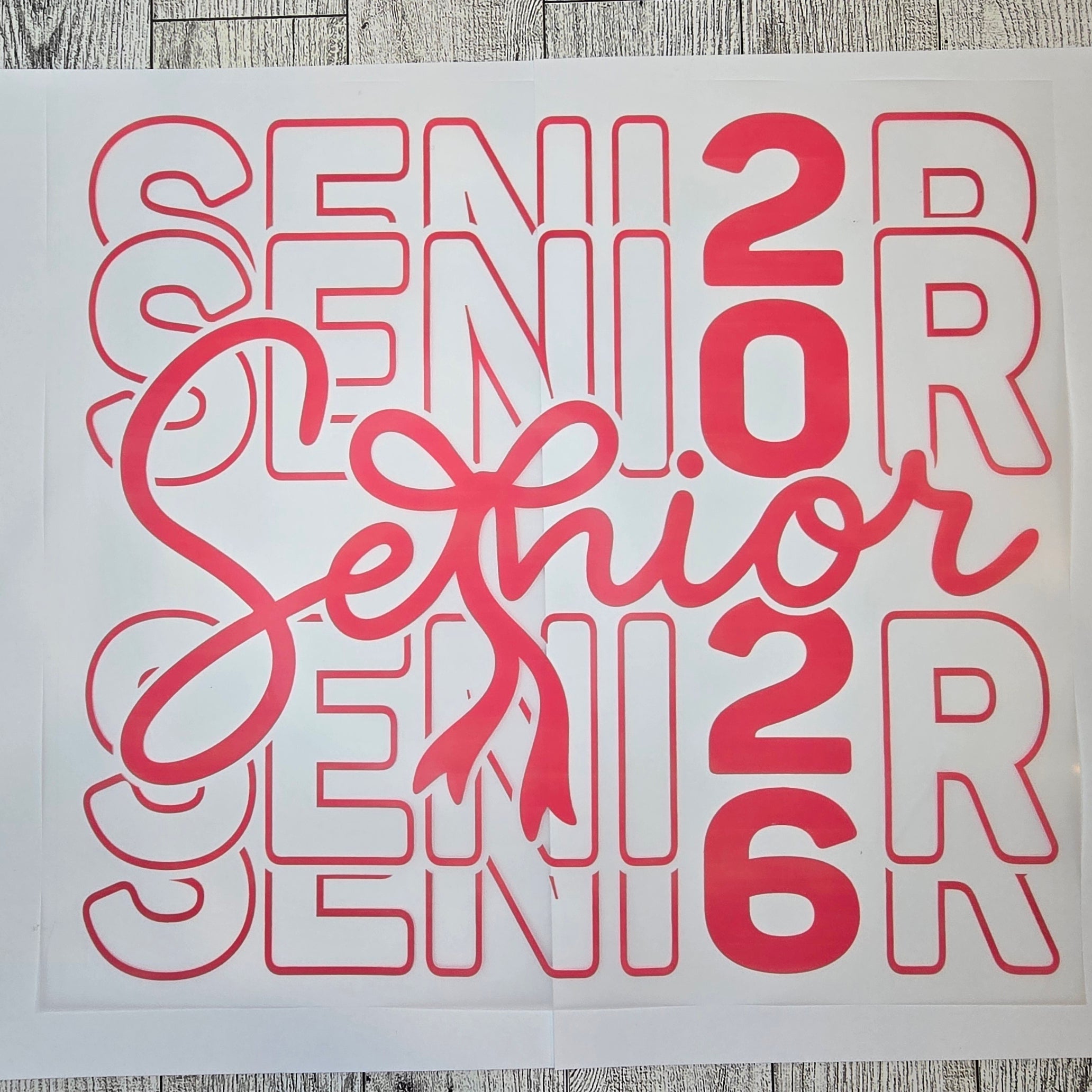 DTF Heat Transfer - Senior 2