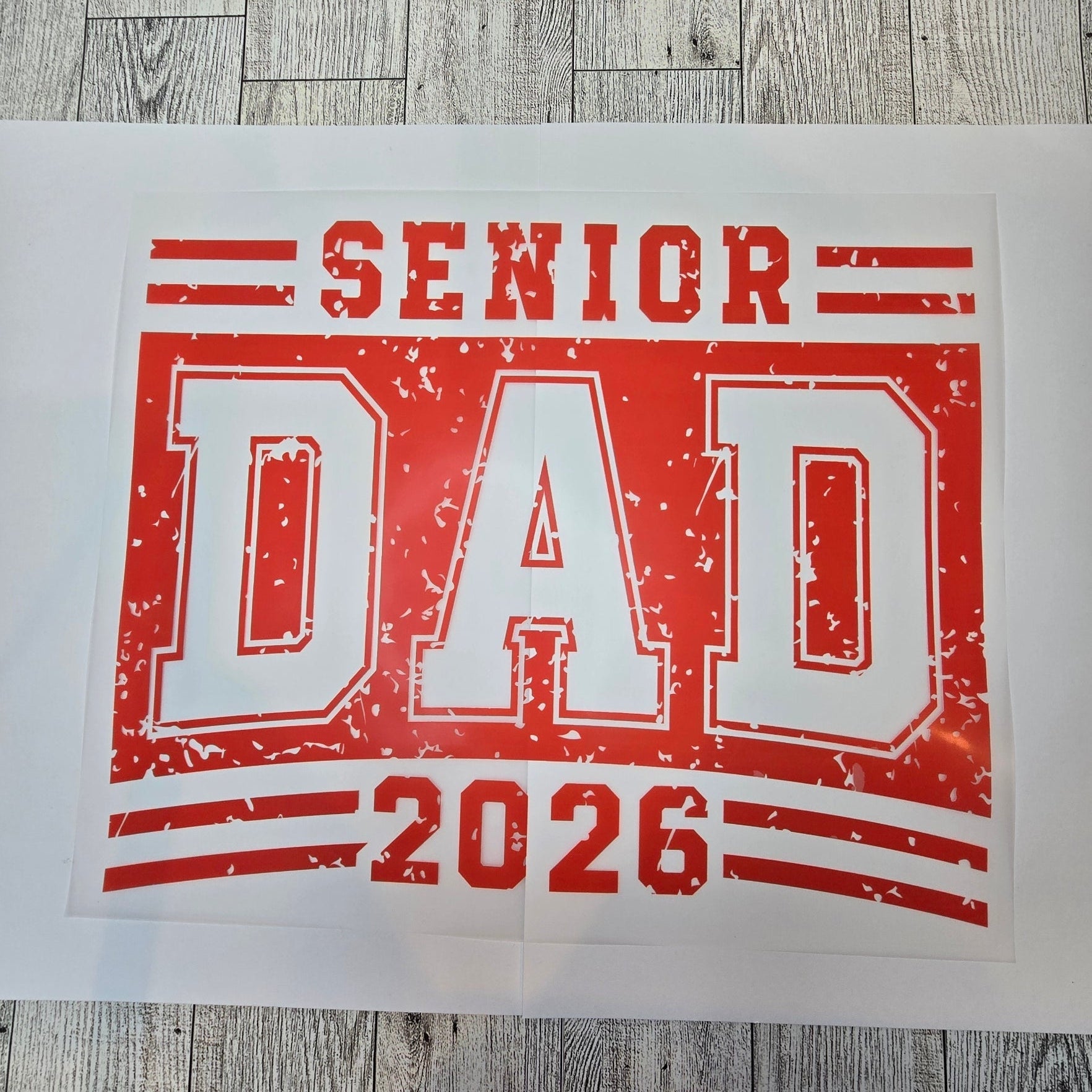DTF Heat Transfer - Senior Dad 2