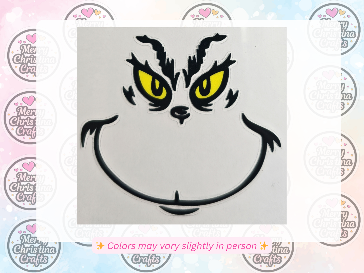 30 - Grinch Smile Face