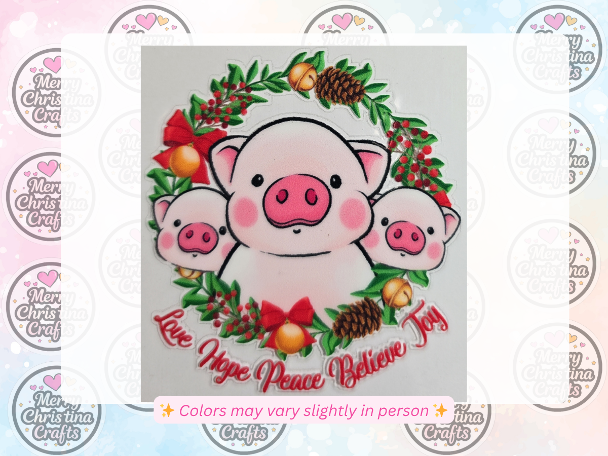 34 - Three Little Pigs Wreath