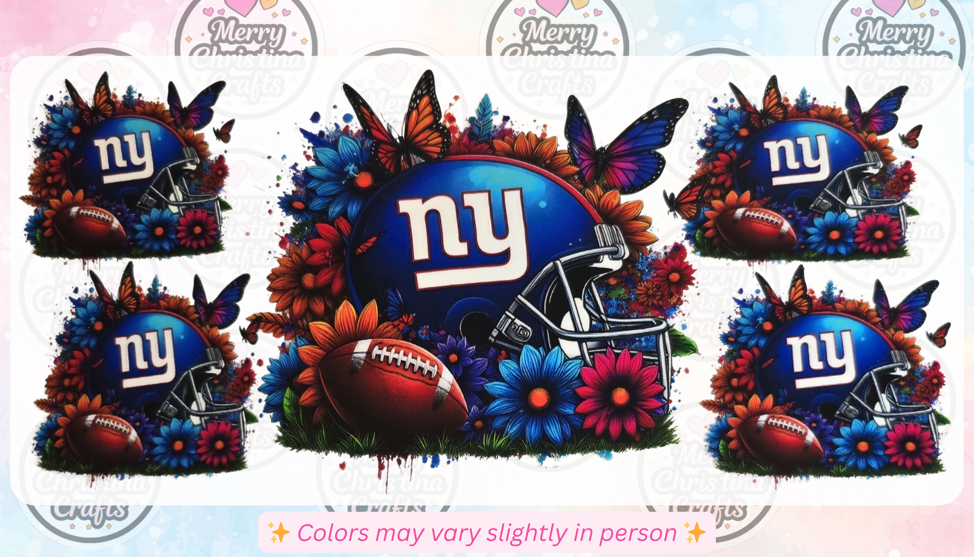 PFB66 - NY Giants Flowers