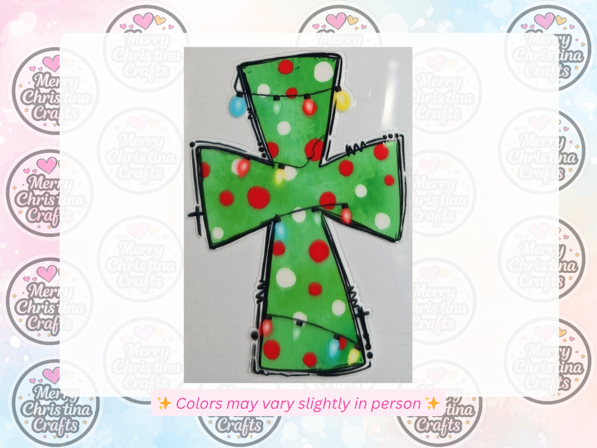 66 - Holiday Cross - Green