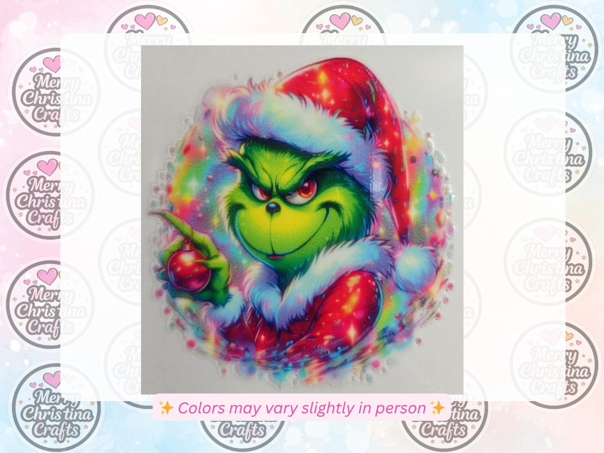 84 - Sneaky Grinch w Santa Hat