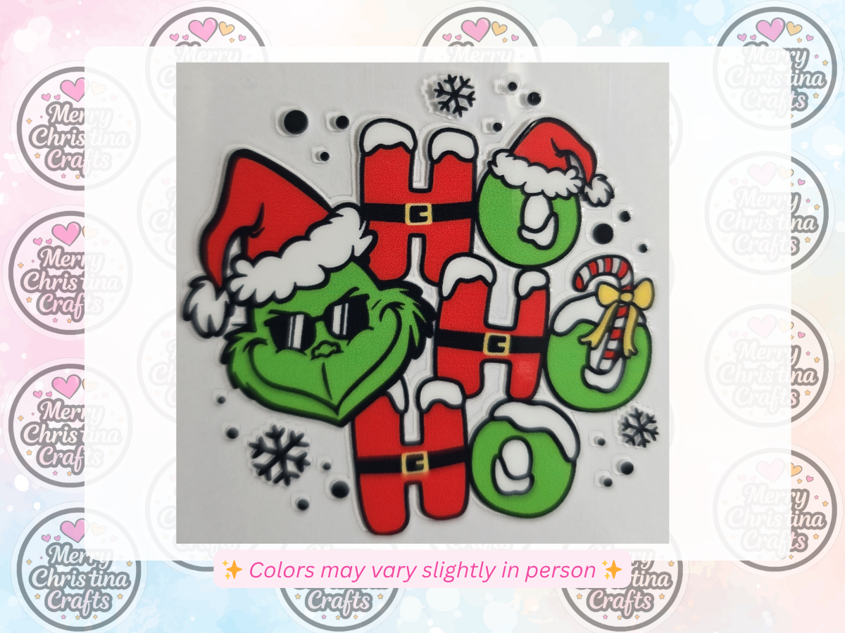 90 - Grinch w Sunglasses Ho Ho Ho