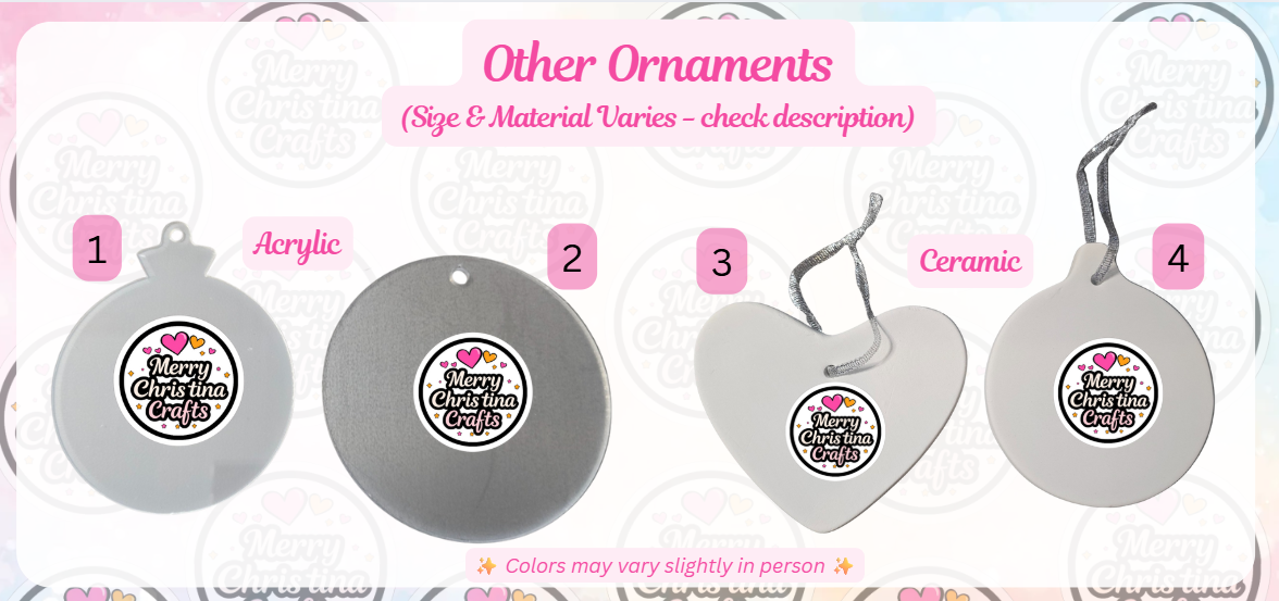 Ornament Blanks